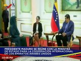 Presidente Maduro recibe en Miraflores a ministra de Emiratos Árabes Unidos