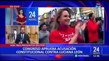 Luciana León: Congreso aprueba acusar a la excongresista por 3 delitos