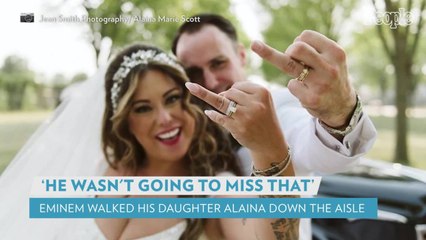 Eminem Walked His Daughter Alaina Down the Aisle at Her Wedding: 'He Wasn't Going to Miss That' (Exclusive)
