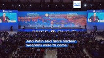 Vladimir Putin says Russian nuclear weapons are now in Belarus