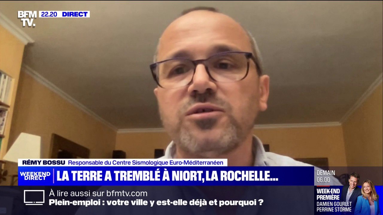 Séisme dans l'ouest de la France: "Il a été ressenti jusqu'à 200 kilomètres", explique Rémy Bossu, responsable du Centre Sismologique Euro-Méditerranéen