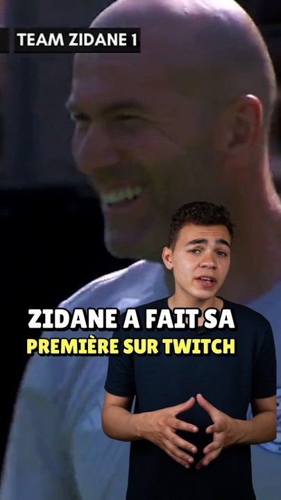 Zidane fait sa première sur le live d''Amine ! #shortsvideo #shortswithzita  #amine #zidane #foot