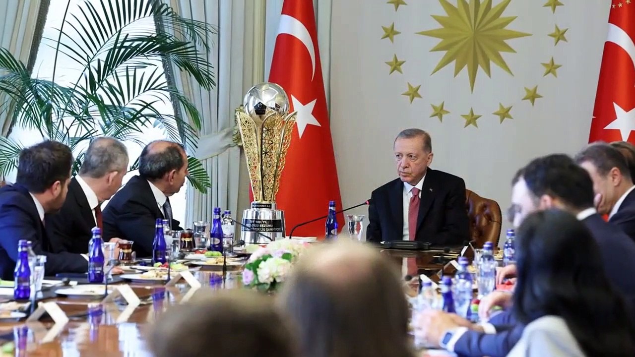 Le champion Galatasaray a rendu visite au président Recep Tayyip Erdoğan