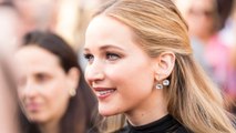 Jennifer Lawrence Paired Her Super-Short Blazer Dress With a Seriously Sheer Top