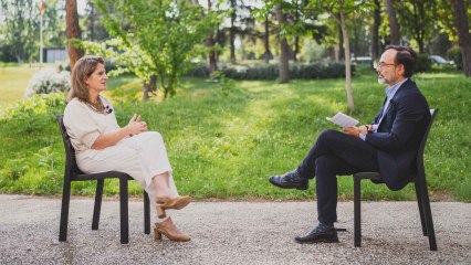 Entrevista a la ministra para la Transición Ecológica y el Reto Demográfico de España, Teresa Ribera. Video: Virginia García Edición: Javier Carbajal