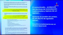 María Elena Ríos responde al comunicado de Tenoch Huerta