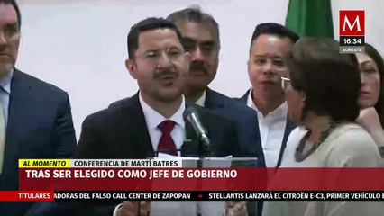 Download Video: Martí Batres da su primer mensaje como jefe de Gobierno de la CdMx