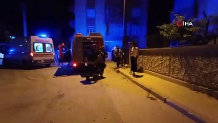 Konya'da çocuğun bacağına korkuluk demiri saplandı