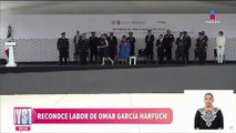 Claudia Sheinbaum reconoce a Omar García Harfuch