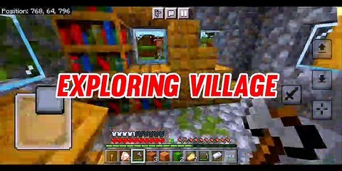 FINALLY FOUND VILLAGE IN MINECRAFT POCKET EDITION #2