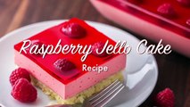 How To Make A Cake   Dessert Raspberry Jello Cake Recipe   ArtiFexCooking