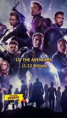 Top 10 Highest Grossing Movies In The World  #shorts #movies