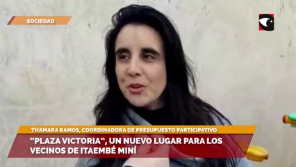 “PLAZA VICTORIA”, un nuevo lugar para los vecinos de Itaembé Miní