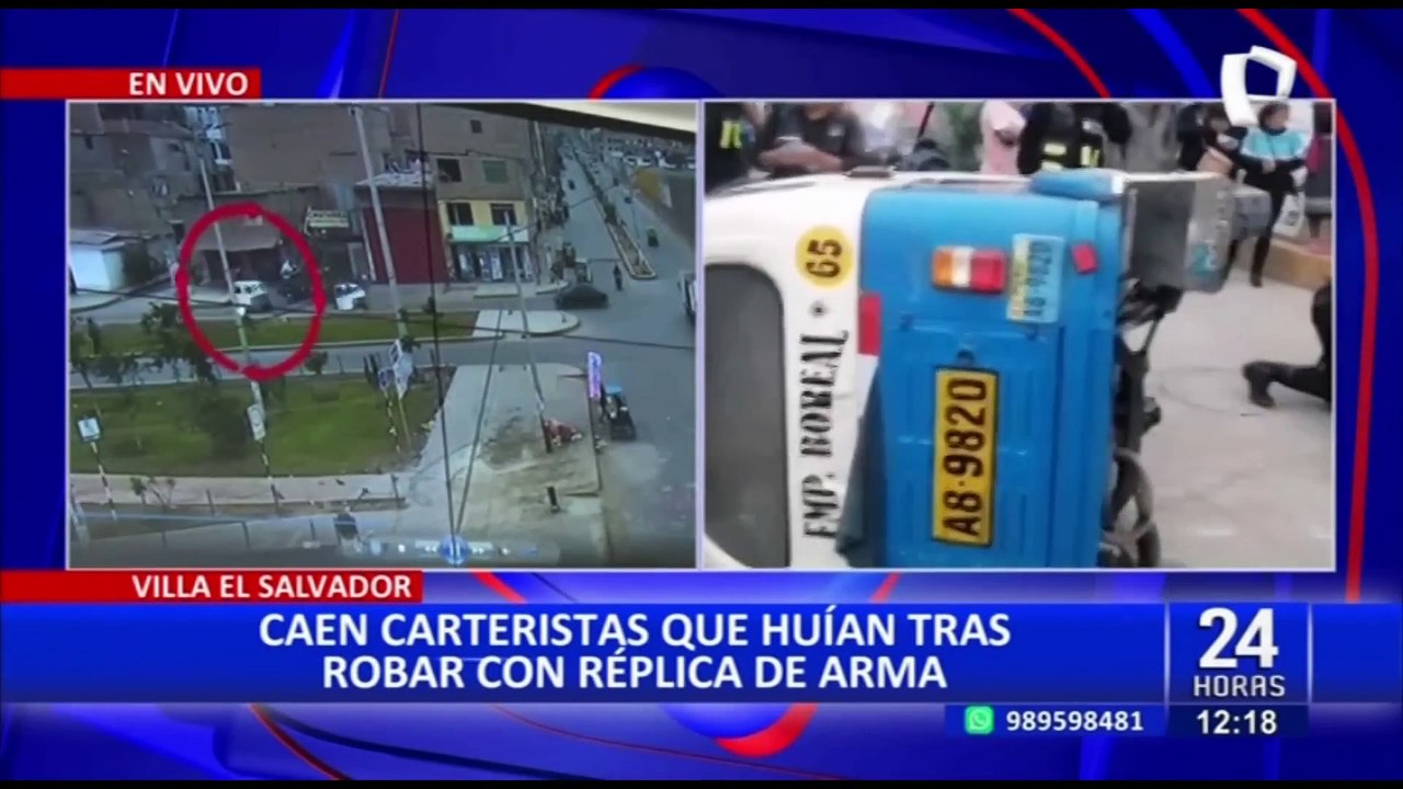 VES: capturan a delincuentes que arrebataban carteras a transeúntes