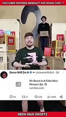 YouTuber EXPOSED MrBeast for doing this...? | MrBeast Shorts News Facts #shorts