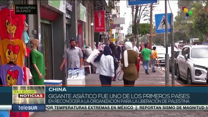 Video herunterladen: China: Presidente palestino culminó su visita de Estado a China para promover conversaciones de paz