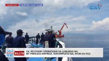 Oil recovery operations sa lumubog na MT Princess Empress, nakumpleto na, ayon sa PCG | GMA Integrated News Bulletin