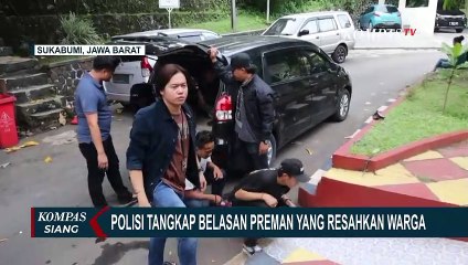 Sering Lakukan Aksi Premanisme Hingga Resahkan Warga,  Belasan Preman di Sukabumi Ditangkap!