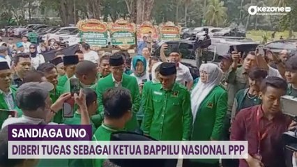Sandiaga Uno Tiba di Penutupan Rapimnas PPP, Ditunjuk sebagai Ketua Bappilu Nasional