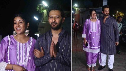 Vatsal Seth taking care of wife Ishita Dutta at Adipurush Screening