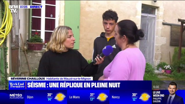 Séisme: On ne sait pas si on doit rester ou partir , témoigne une habitante des Deux-Sèvres après une réplique ressentie dans la nuit de vendredi à samedi