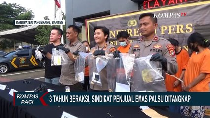 Detik-Detik Anggota Sindikat Pemalsuan Emas Pasrah Tokonya Disidak oleh Polisi