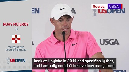 McIlroy taking inspiration from the past as he moves into US Open contention