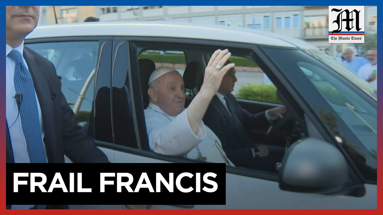 Pope Francis leaves hospital after hernia operation