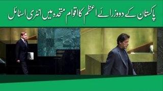 Shahbaz Sharif and Imran Khan entry style in UN General Assembly | Nadeem Movies