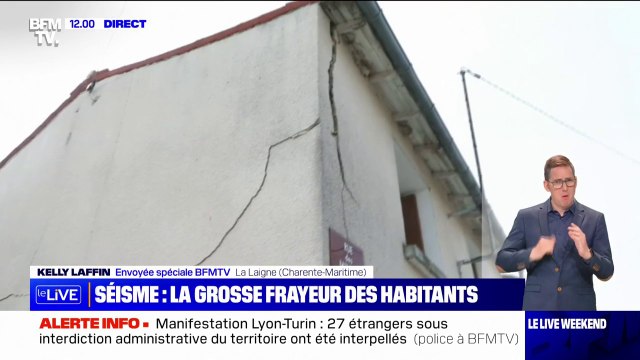 Séisme dans l'ouest: 135 bâtiments endommagés dans la commune de La Laigne, la plus touchée de Charente-Maritime