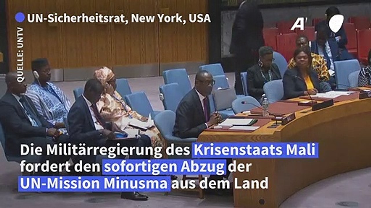 Mali fordert Sofort-Abzug der UN-Mission Minusma - Bundeswehr ist beteiligt