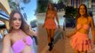 Nia Sharma Miami Vacation Bold Look Video Viral, Pink Bralette में.... | Boldsky