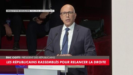 Eric Ciotti : «La droite a le devoir de se ressaisir»