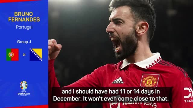 Fernandes prepared to play on for Portugal despite needing rest