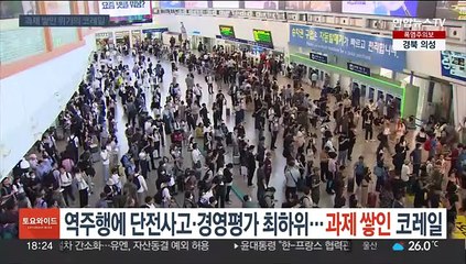 역주행에 단전사고·경영평가 최하위…과제 쌓인 코레일