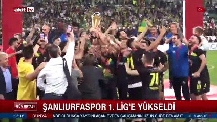 Şanlıurfaspor 1.Lig'e yükseldi