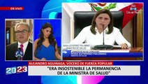 Alejandro Aguinaga tras renuncia de Rosa Gutiérrez: “Era insostenible su permanencia”