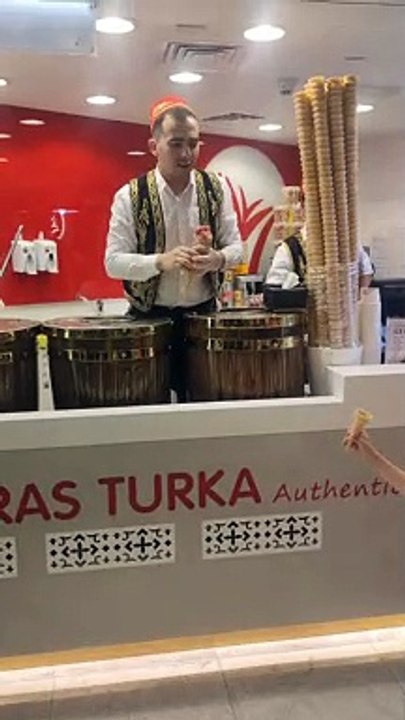 Turkish Ice Cream Man Trolls Customers