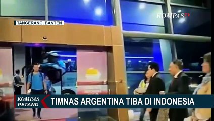 Pengawalan Ketat saat Timnas Argentina Tiba di Indonesia untuk Laga FIFA Matchday