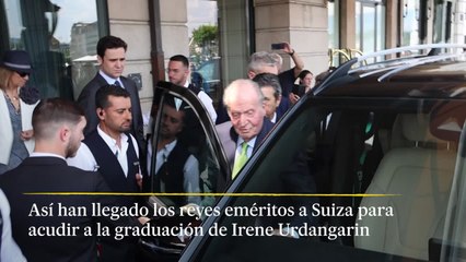 Los reyes eméritos viajan a Suiza para la graduación de Irene Urdangarin