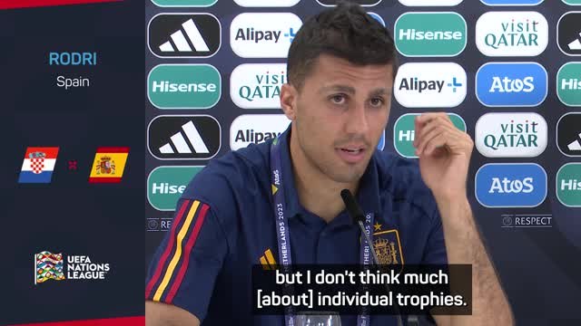 Rodri not focused on Ballon d'Or talk after trophy-laden season
