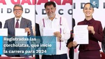 Porras y batucadas, en apoyo a corcholatas