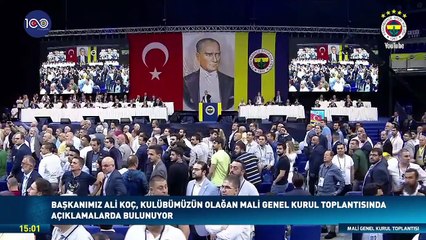Son Dakika: Fenerbahçe Genel Kurulu'nda Ali Koç'un konuşması sırasında kavga çıktı