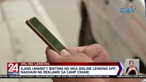 Ilang umano'y biktima ng mga online lending app, naghain ng reklamo sa Camp Crame | 24 Oras Weekend