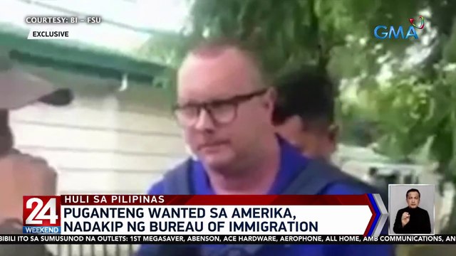 Puganteng wanted sa Amerika, nadakip ng BI | 24 Oras Weekend