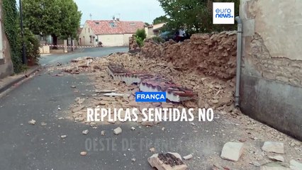Sismos no oeste de França: réplicas sentidas na manhã de sábado