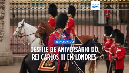 Desfile de aniversário do rei Carlos III em Londres