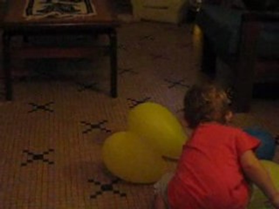 Le soir avec les ballons