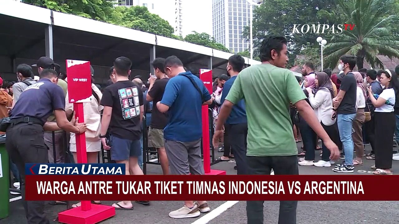Tinggal Menunggu Hari, Suporter Mulai Tukarkan Tiket FIFA Matchday Indonesia Vs Argentina