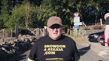 Wheelchair user completes Mount Snowdon climb to raise awareness for his neurological condition